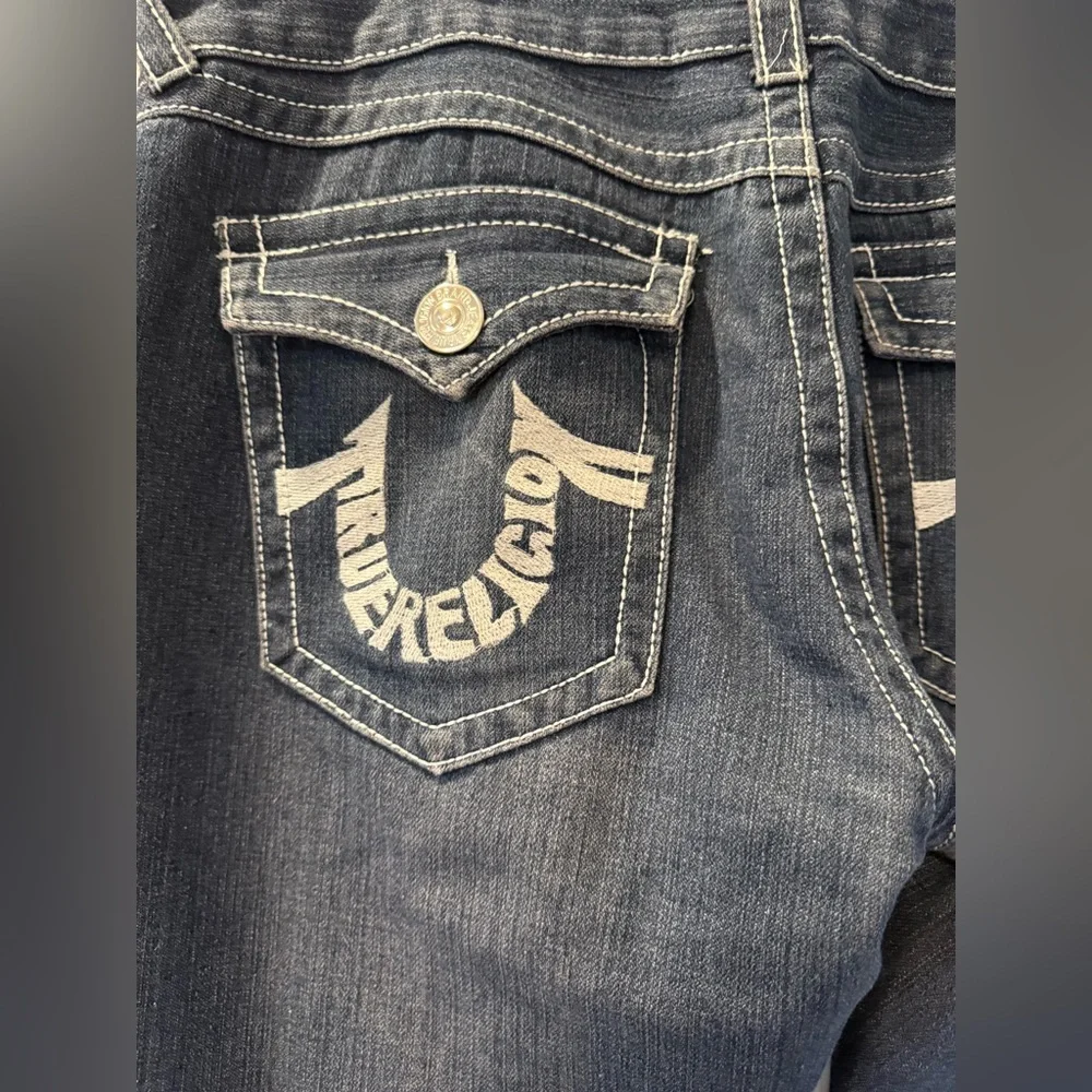 True Religion Jeans Billy 38‎ USA Back Pockets Embroidery Horseshoe